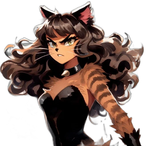 animal, staff, anime, pixel art transparent PNG cut-out