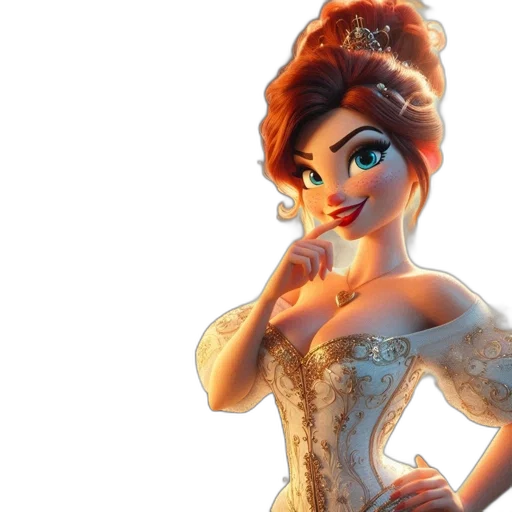 dress, 3d render, concept art, fantasy art transparent PNG cut-out