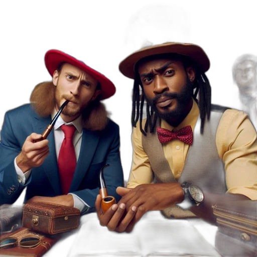 hat, jacket, concept art, photorealistic transparent PNG cut-out