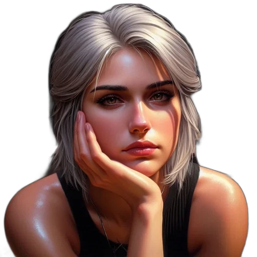 face, jewelry, hair, mask transparent PNG cut-out