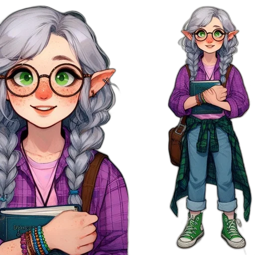 fantasy art, concept art, pixel art, cartoon transparent PNG cut-out