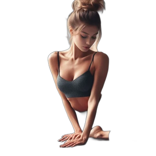 jewelry, dress, hair, staff transparent PNG cut-out