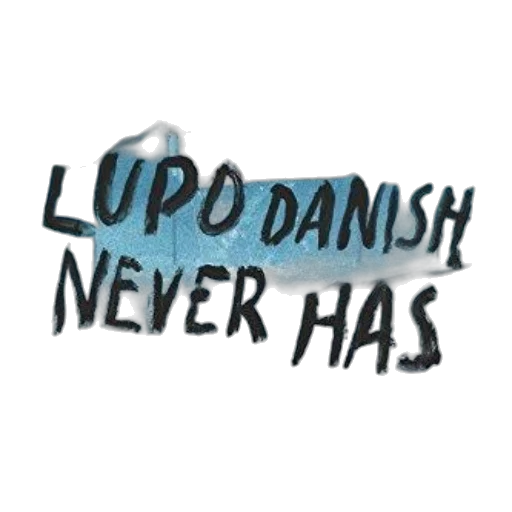 poster, text, lupo, danish transparent PNG cut-out