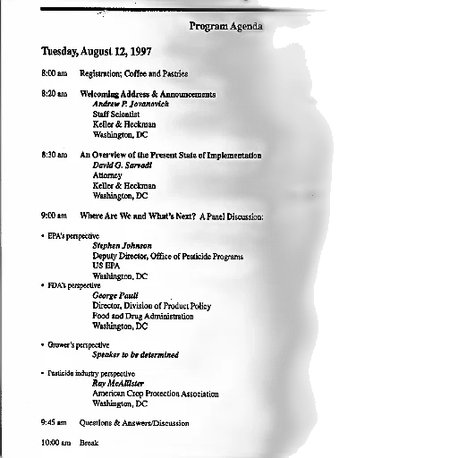 program, agenda, tuesday, august transparent PNG cut-out