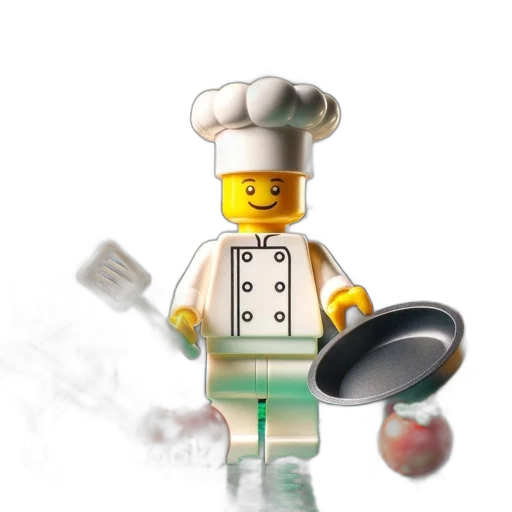 food, staff, 3d render, pixel art transparent PNG cut-out