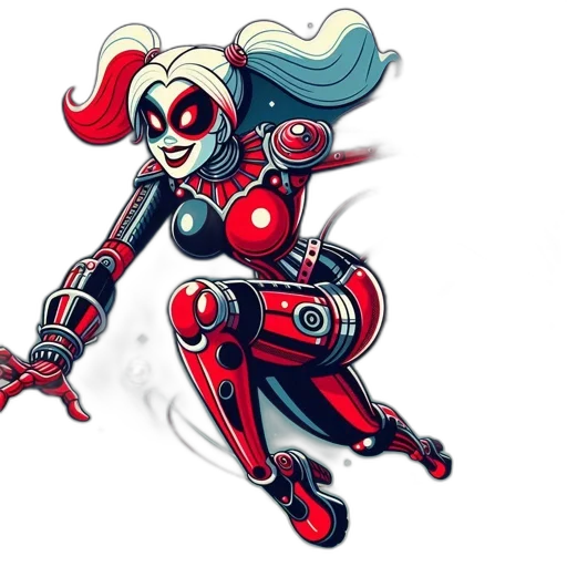 robot, concept art, comic book art, pixel art transparent PNG cut-out