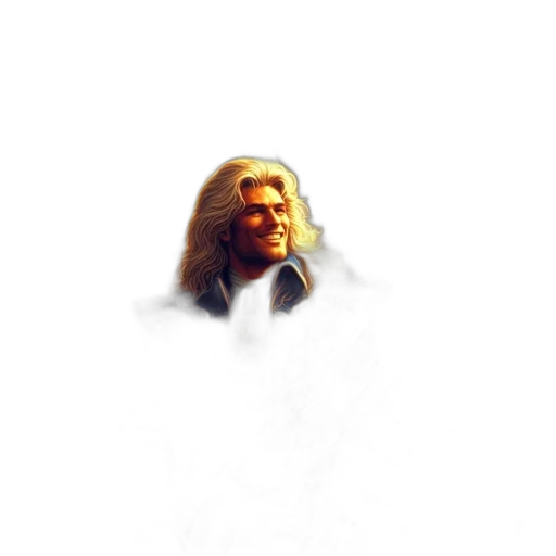 face, hair, staff, animal transparent PNG cut-out