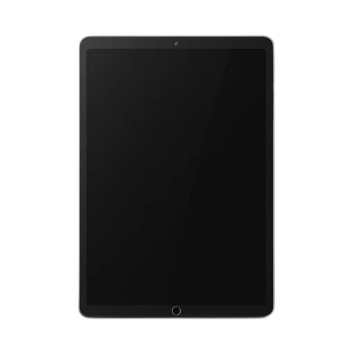 tablet, black, screen, white transparent PNG cut-out