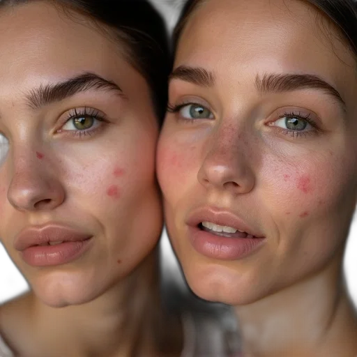 face, photorealistic, two, young transparent PNG cut-out