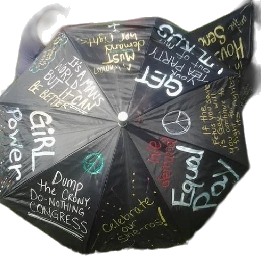 umbrella, dark, black, various transparent PNG cut-out