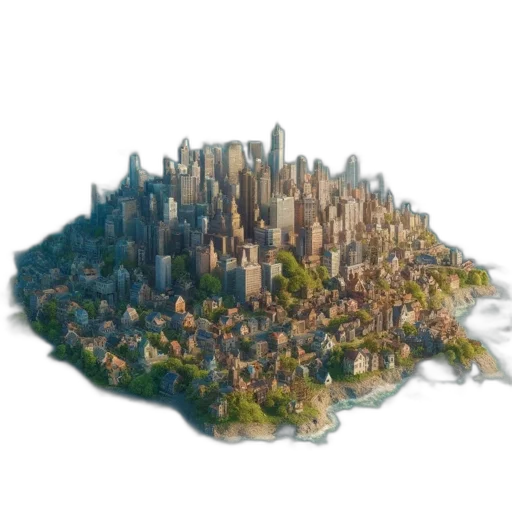 building, crown, dragon, robot transparent PNG cut-out