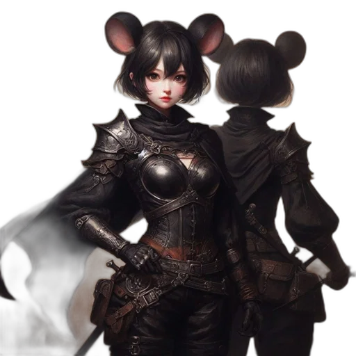 concept art, fantasy art, 3d render, cyberpunk transparent PNG cut-out