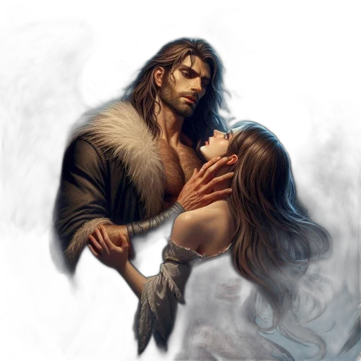 fantasy art, concept art, photorealistic, oil painting transparent PNG cut-out