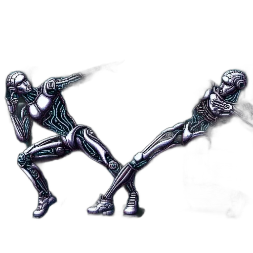 sword, robot, weapon, staff transparent PNG cut-out