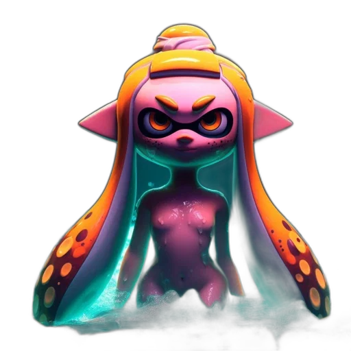 dress, creature, mask, weapon transparent PNG cut-out