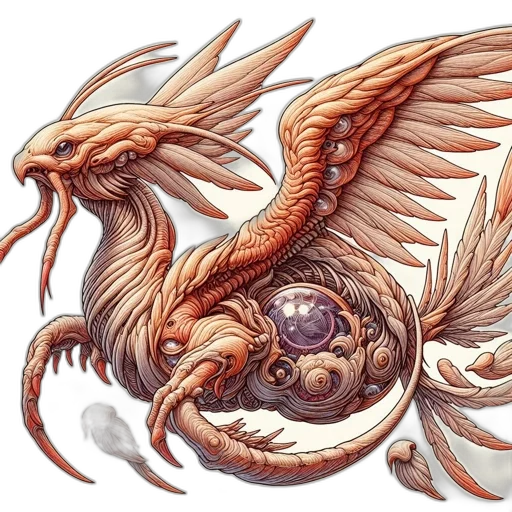 dragon, staff, creature, jewelry transparent PNG cut-out