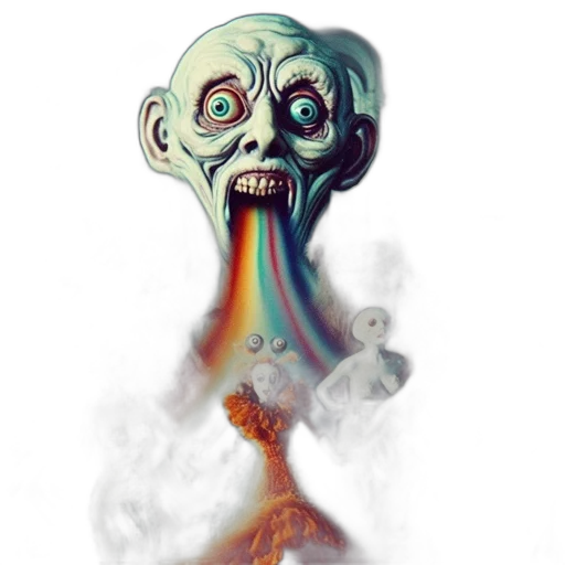 mask, face, staff, creature transparent PNG cut-out