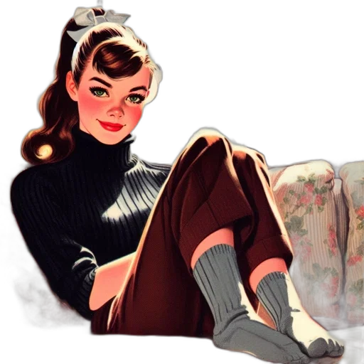 shoes, dress, comic book art, photorealistic transparent PNG cut-out