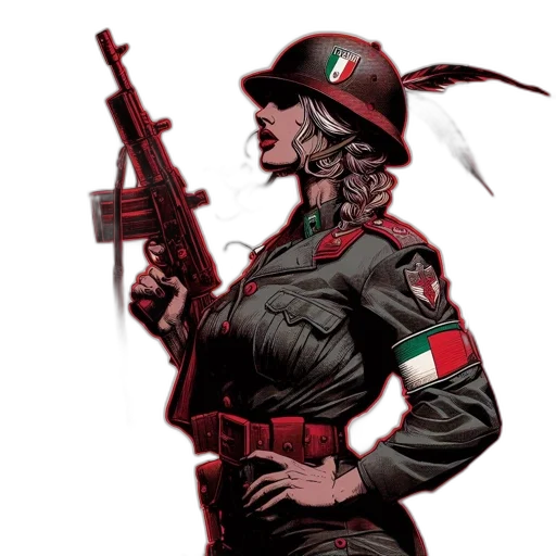 weapon, comic book art, concept art, cyberpunk transparent PNG cut-out