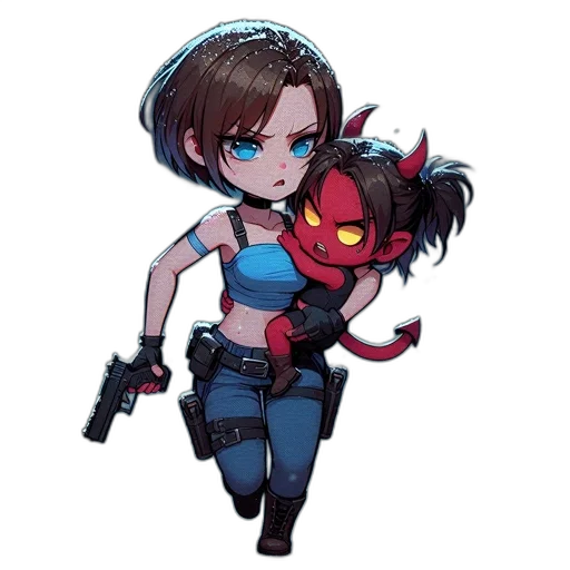 weapon, pixel art, concept art, cyberpunk transparent PNG cut-out