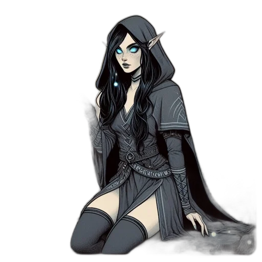fantasy art, concept art, pixel art, comic book art transparent PNG cut-out