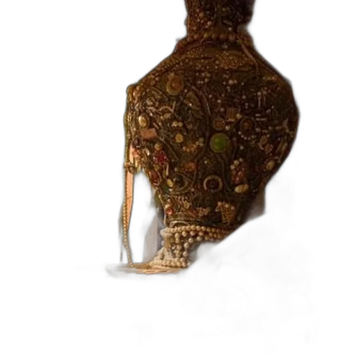 crown, jewelry, bottle, dress transparent PNG cut-out