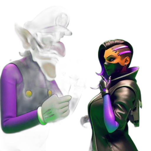 mask, staff, robot, concept art transparent PNG cut-out