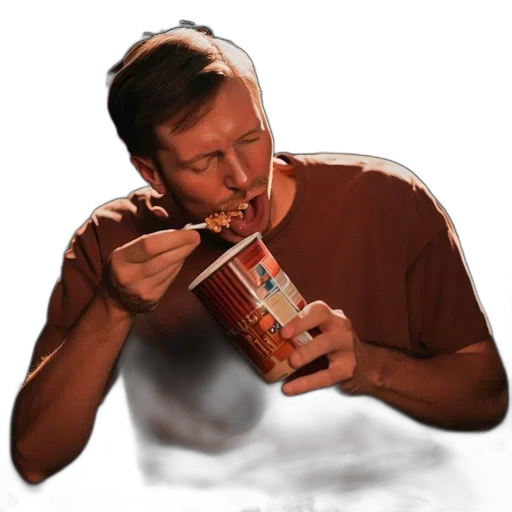food, face, bottle, photorealistic transparent PNG cut-out