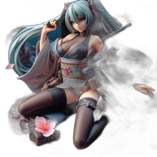 concept art, fantasy art, 3d render, anime transparent PNG cut-out