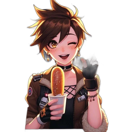 staff, food, weapon, anime transparent PNG cut-out