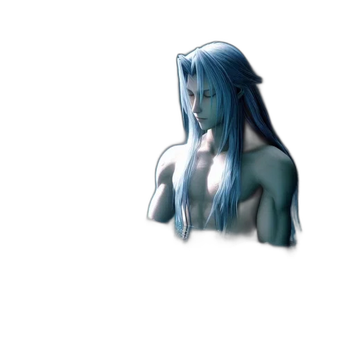 hair, creature, face, robot transparent PNG cut-out