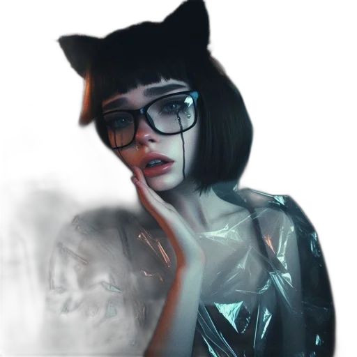 mask, face, robot, creature transparent PNG cut-out