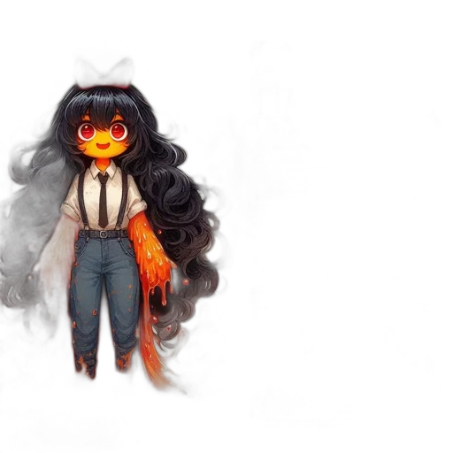 hair, creature, concept art, fantasy art transparent PNG cut-out