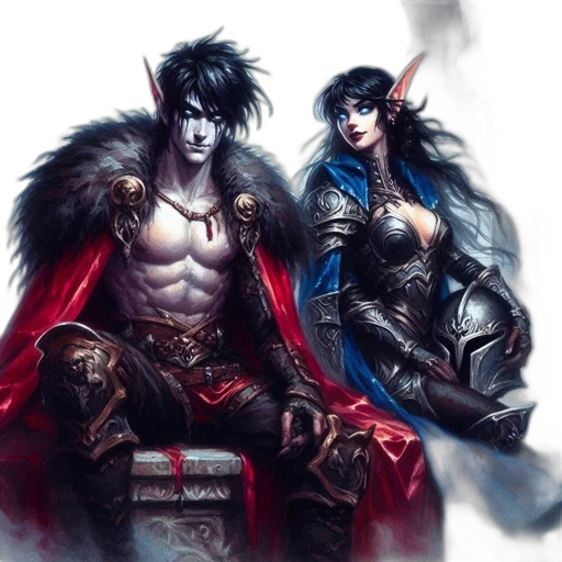 fantasy art, concept art, comic book art, pixel art transparent PNG cut-out