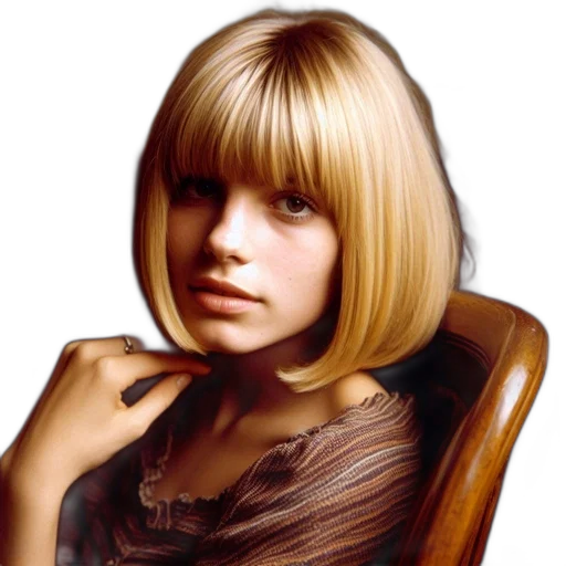 hair, face, jewelry, dress transparent PNG cut-out