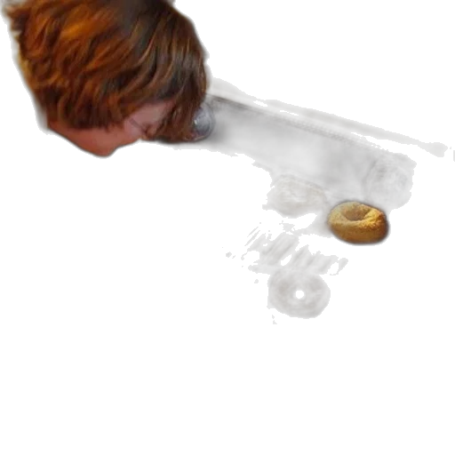 weapon, food, staff, hair transparent PNG cut-out