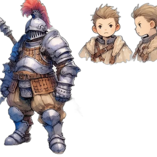 concept art, fantasy art, pixel art, 3d render transparent PNG cut-out