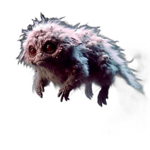 creature, dragon, animal, hair transparent PNG cut-out