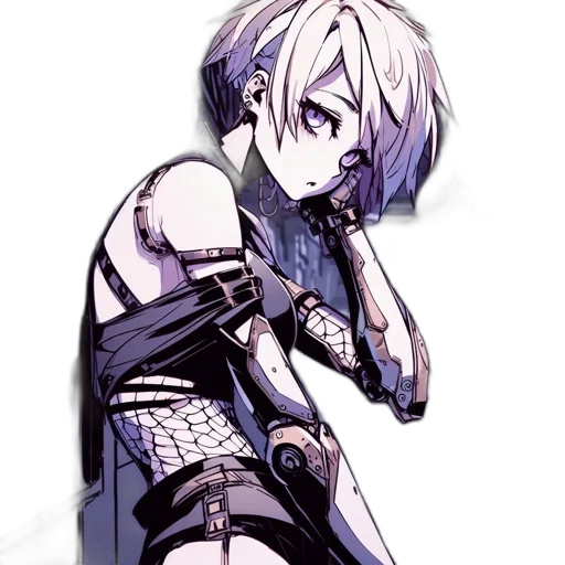 sword, weapon, robot, staff transparent PNG cut-out