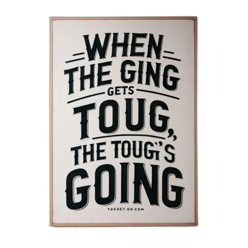 motivational, poster, quote, when transparent PNG cut-out
