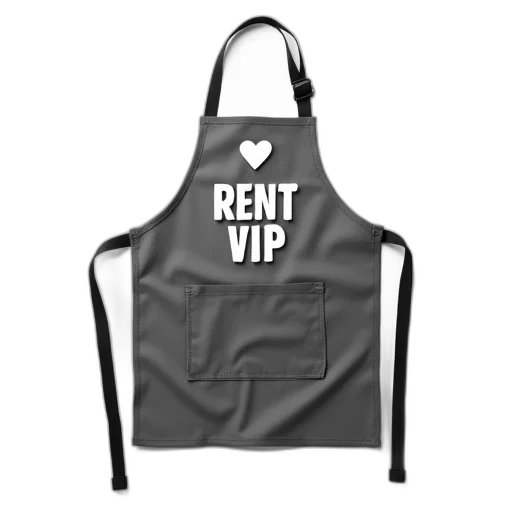 gray, apron, black, strap transparent PNG cut-out