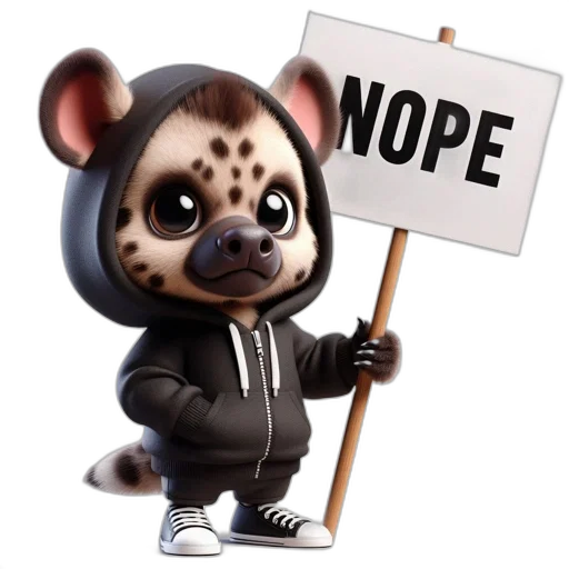 staff, animal, jacket, 3d render transparent PNG cut-out