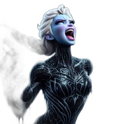 concept art, fantasy art, comic book art, cyberpunk transparent PNG cut-out