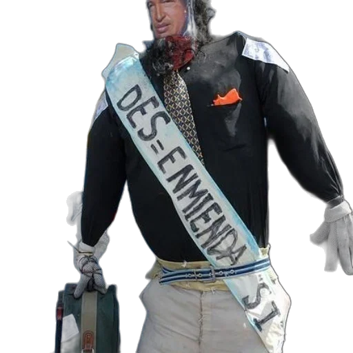 jacket, staff, sword, crown transparent PNG cut-out