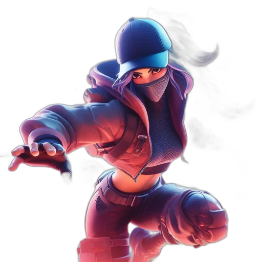 weapon, jacket, robot, mask transparent PNG cut-out