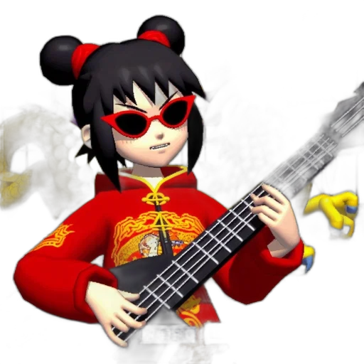 weapon, staff, dragon, 3d render transparent PNG cut-out