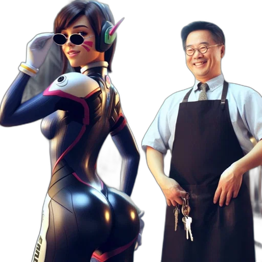 staff, concept art, comic book art, 3d render transparent PNG cut-out