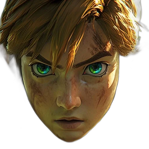 face, mask, creature, staff transparent PNG cut-out