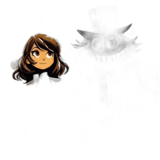 creature, mask, face, staff transparent PNG cut-out