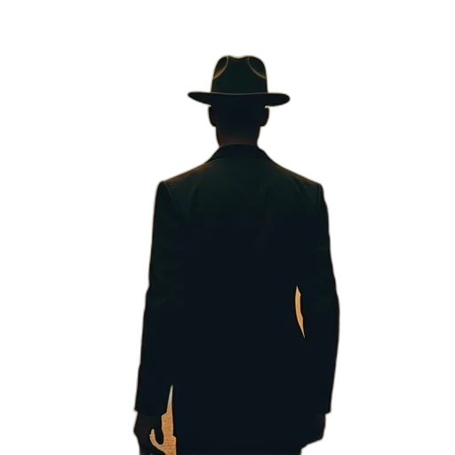 hat, jacket, staff, mask transparent PNG cut-out
